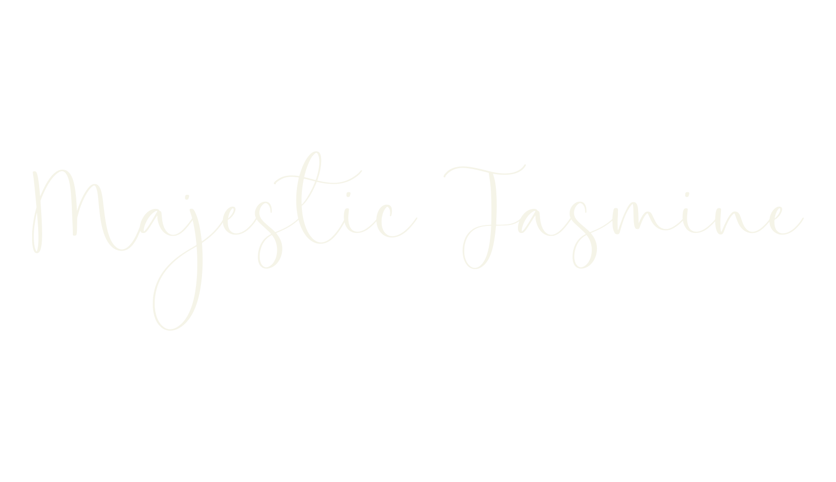 Majestic Jasmine, wedding font preview