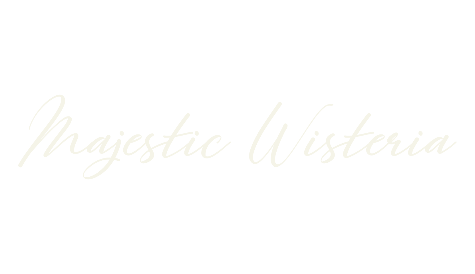 Majestic Wisteria, calligraphy font preview