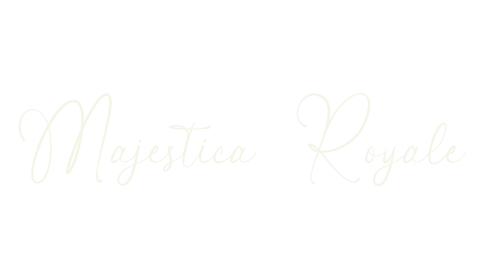Majestica Royale, cursive font preview