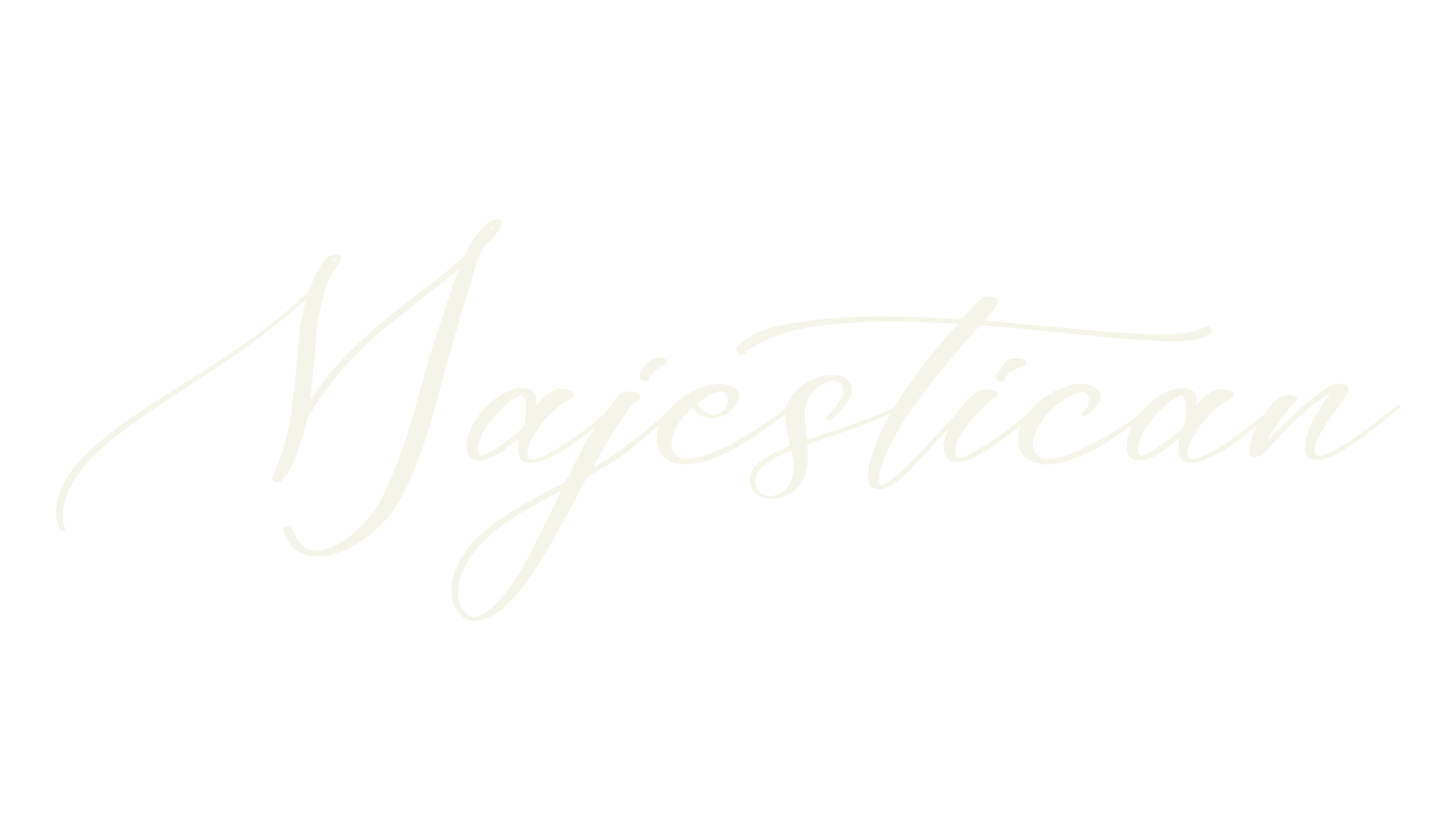 Majestican, script font preview