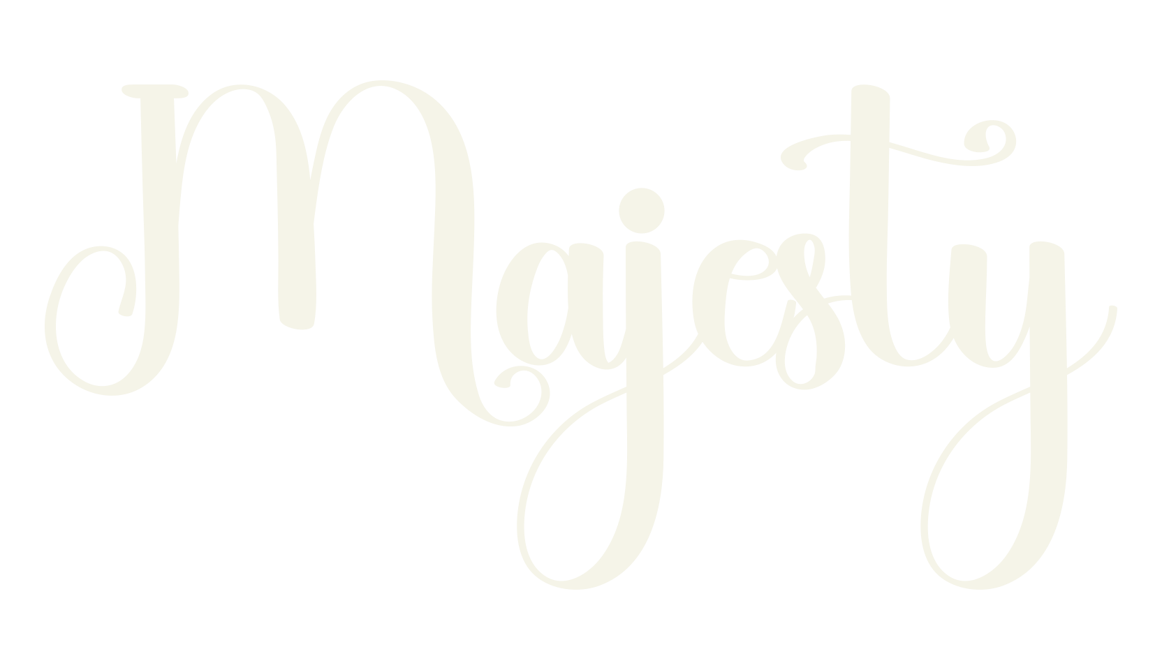 Majesty, lettering font preview