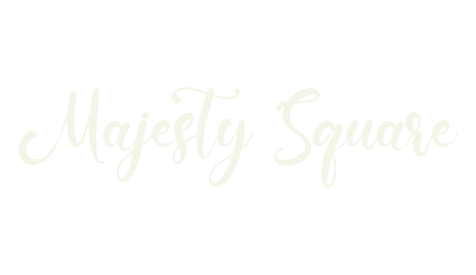 Majesty Square, fashion script font preview