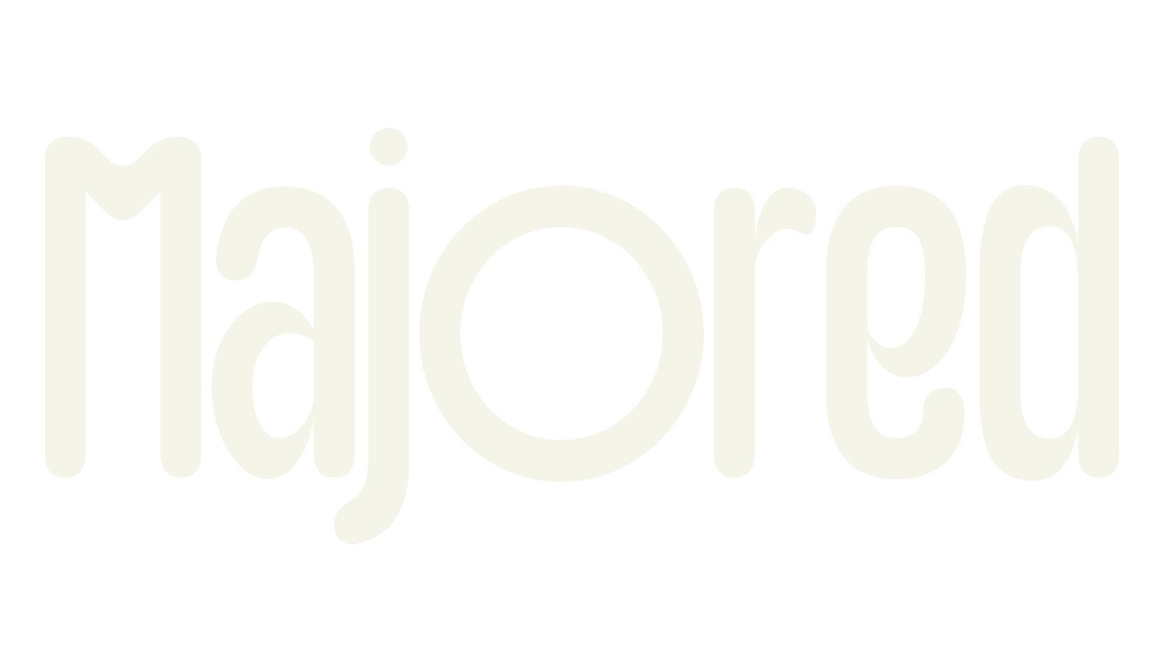 Majored, rounded font preview