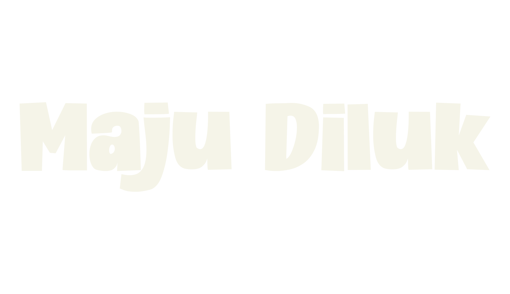 Maju Diluk, cool font preview
