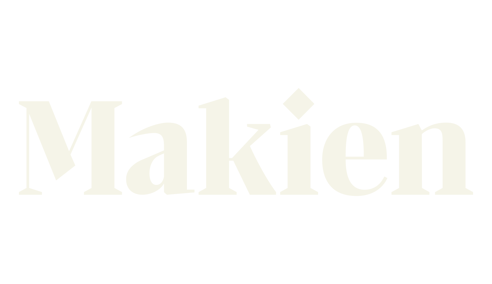 Makien, serif font preview