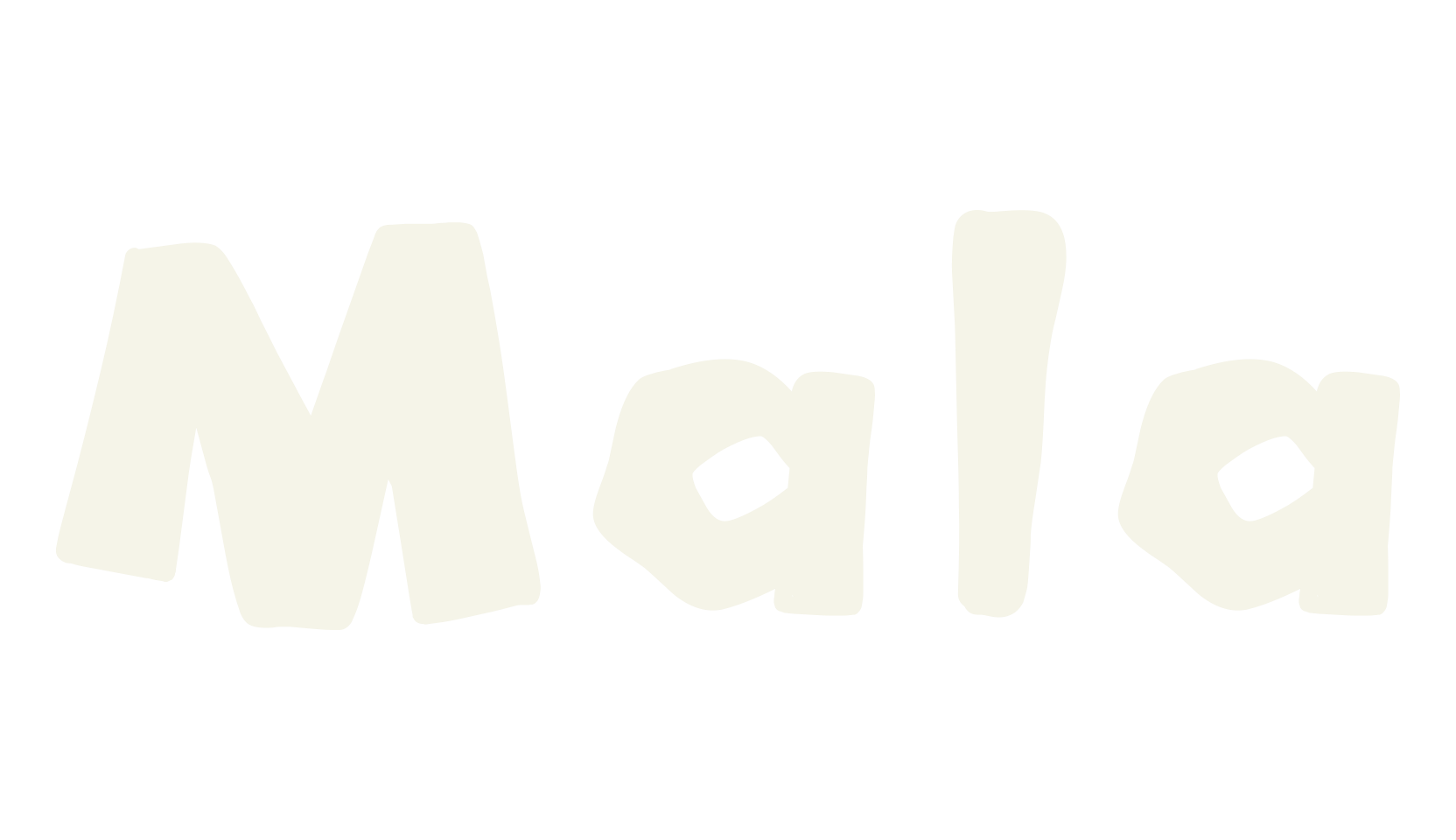 Mala, bold font preview