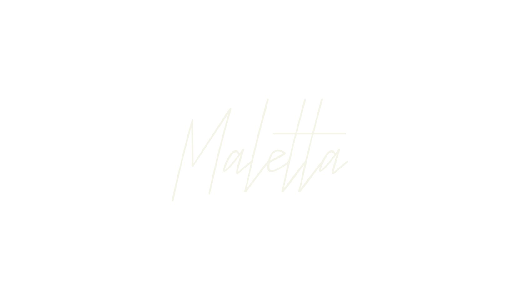 Maletta, fashion script font preview