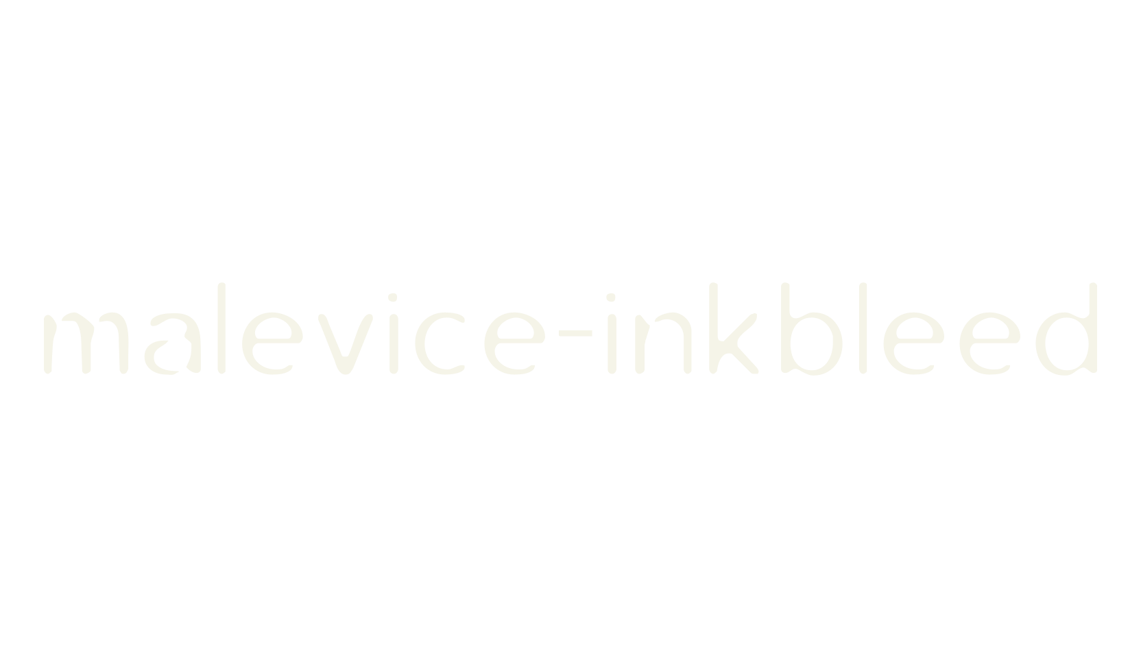 malevice-inkbleed, cyrillic font preview