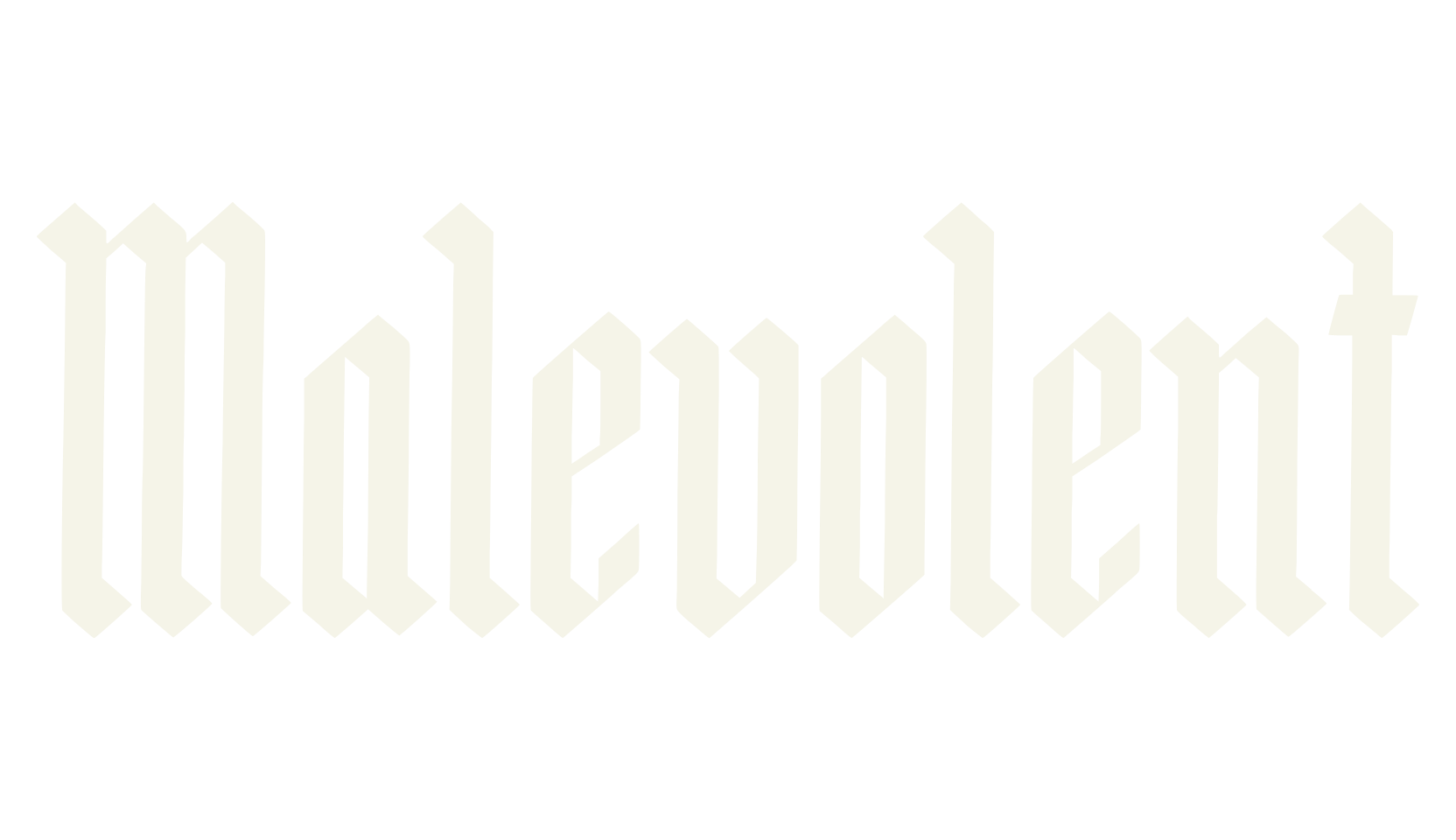 Malevolent, calligraphy font preview