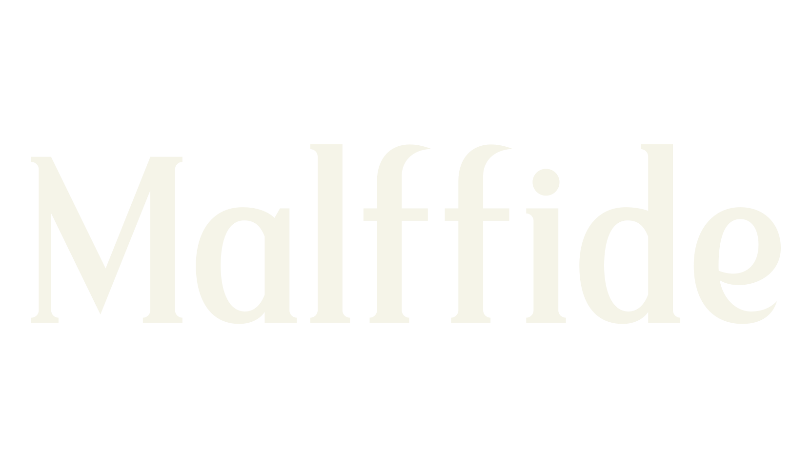 Malffide, serif font preview