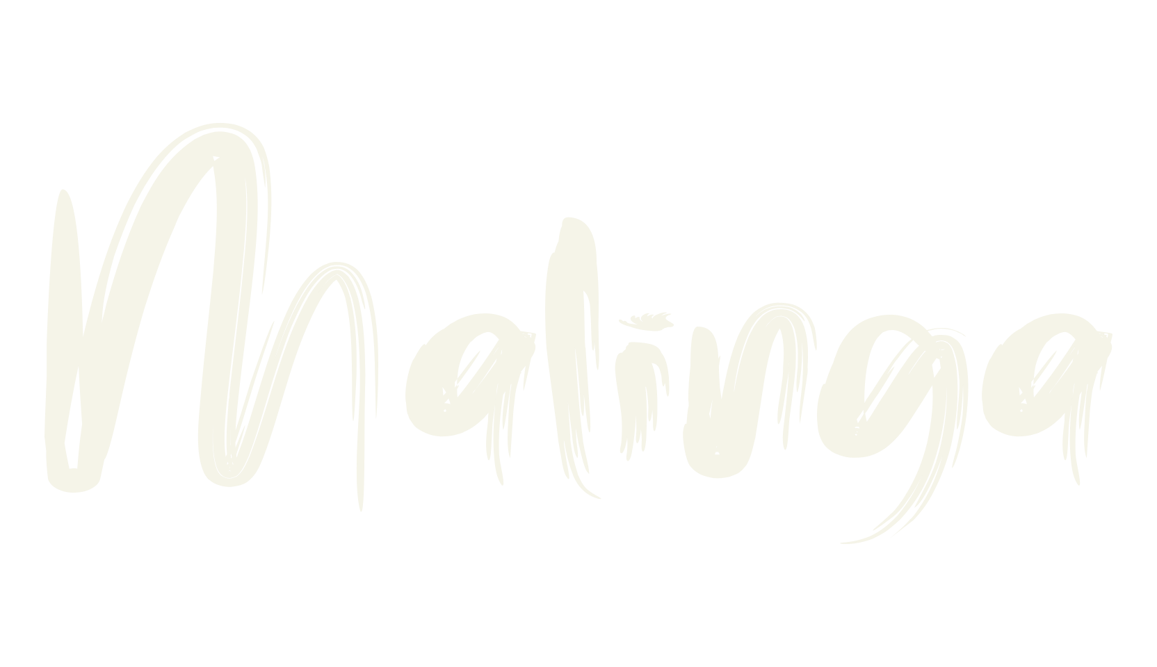Malinga, brush font preview