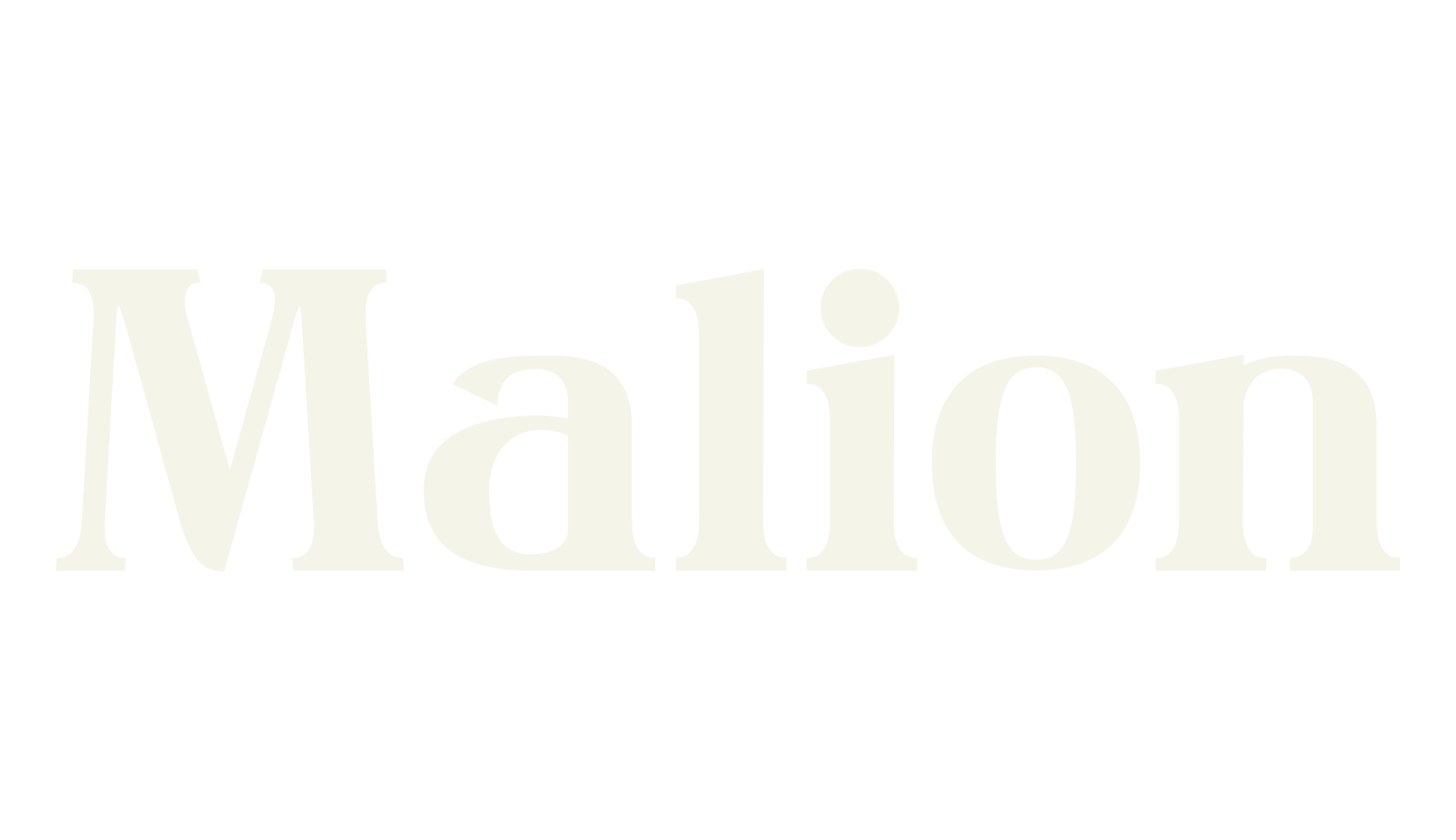 Malion, serif font preview