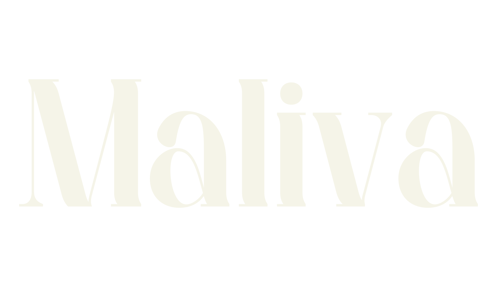 Maliva, serif font preview
