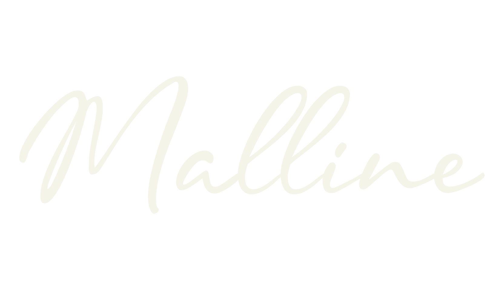 Malline, fashion script font preview