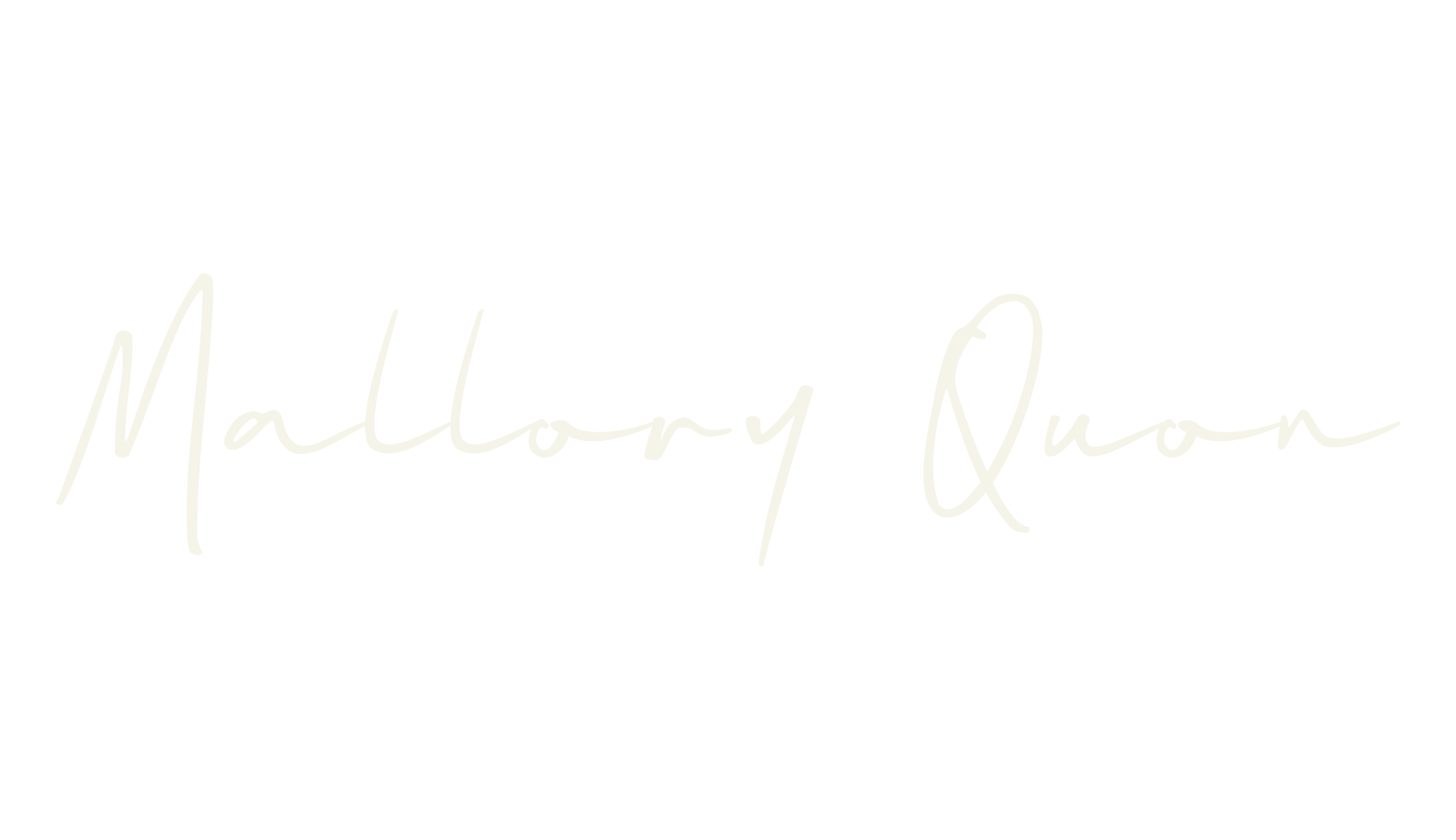 Mallory Quon, elegant font preview