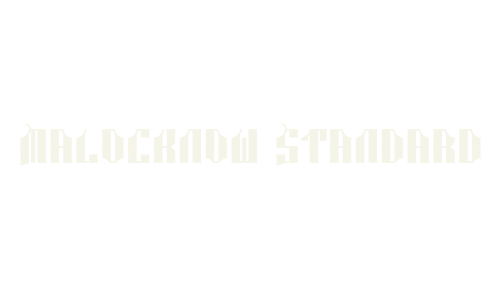 Malocknow Standard, gothic font preview
