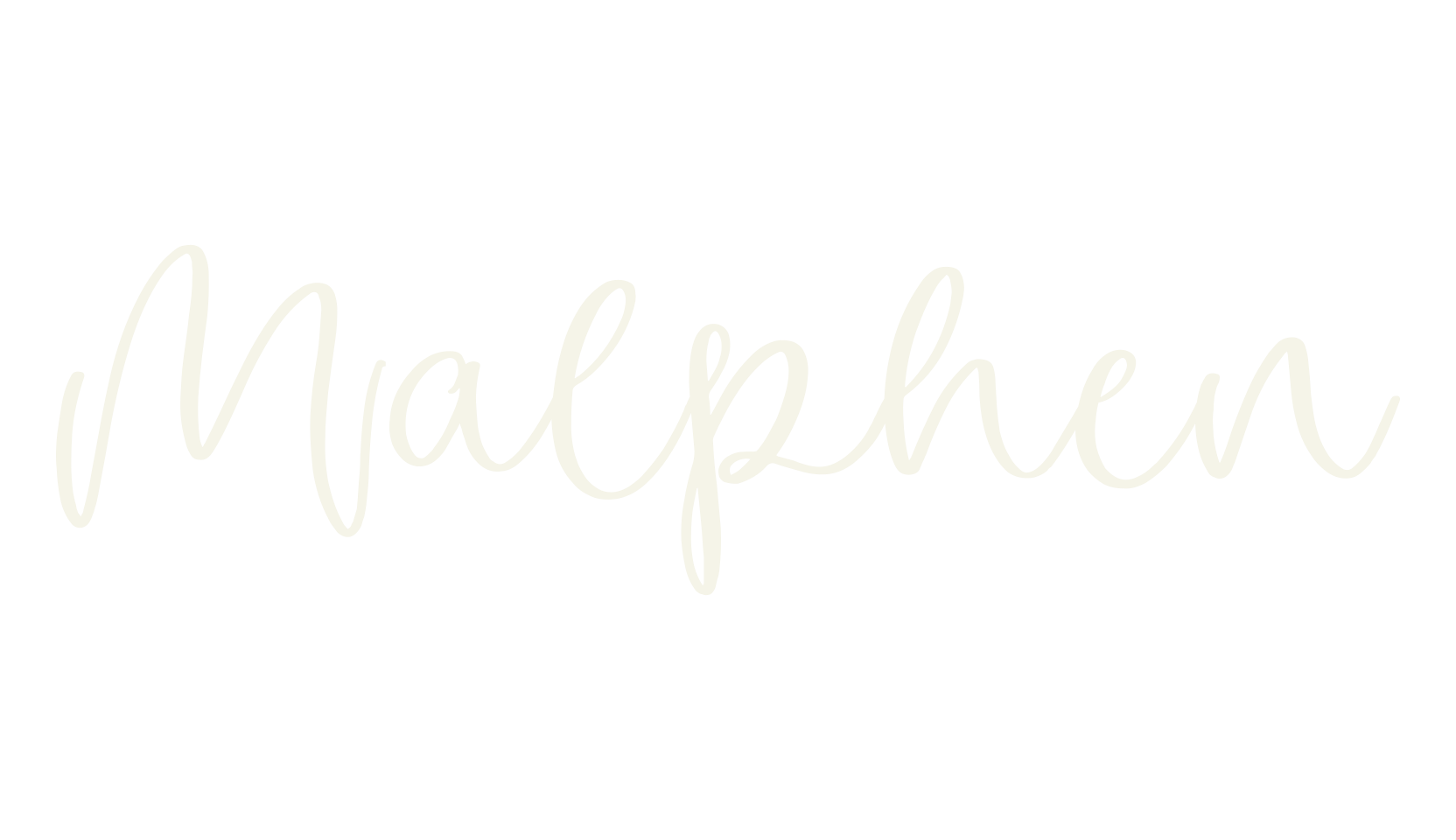 Malphen, hand lettering font preview