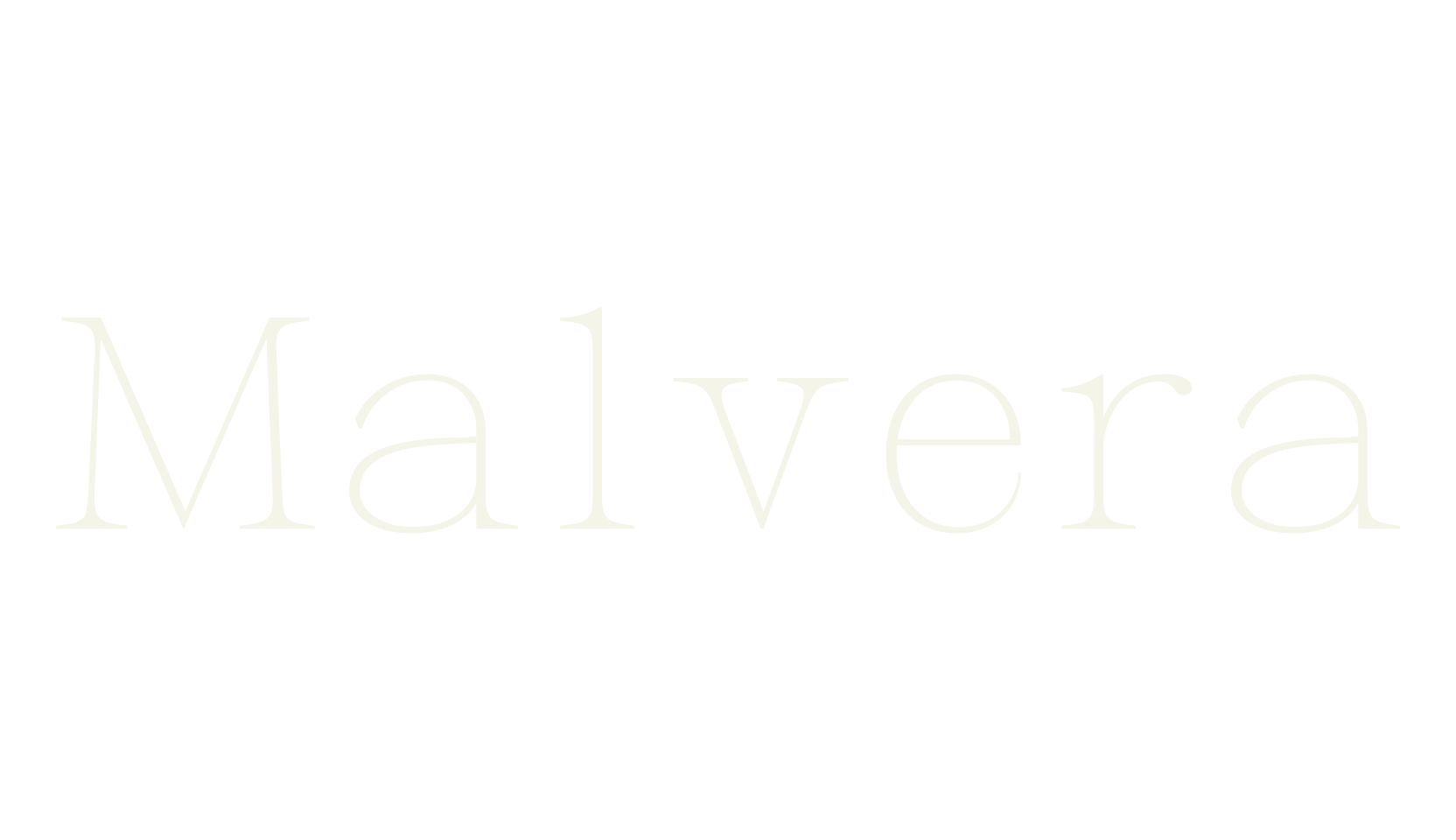 Malvera, thin font preview