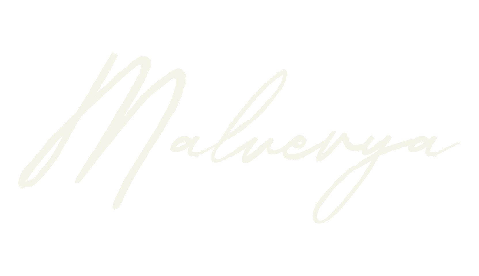 Malverya, signature font preview
