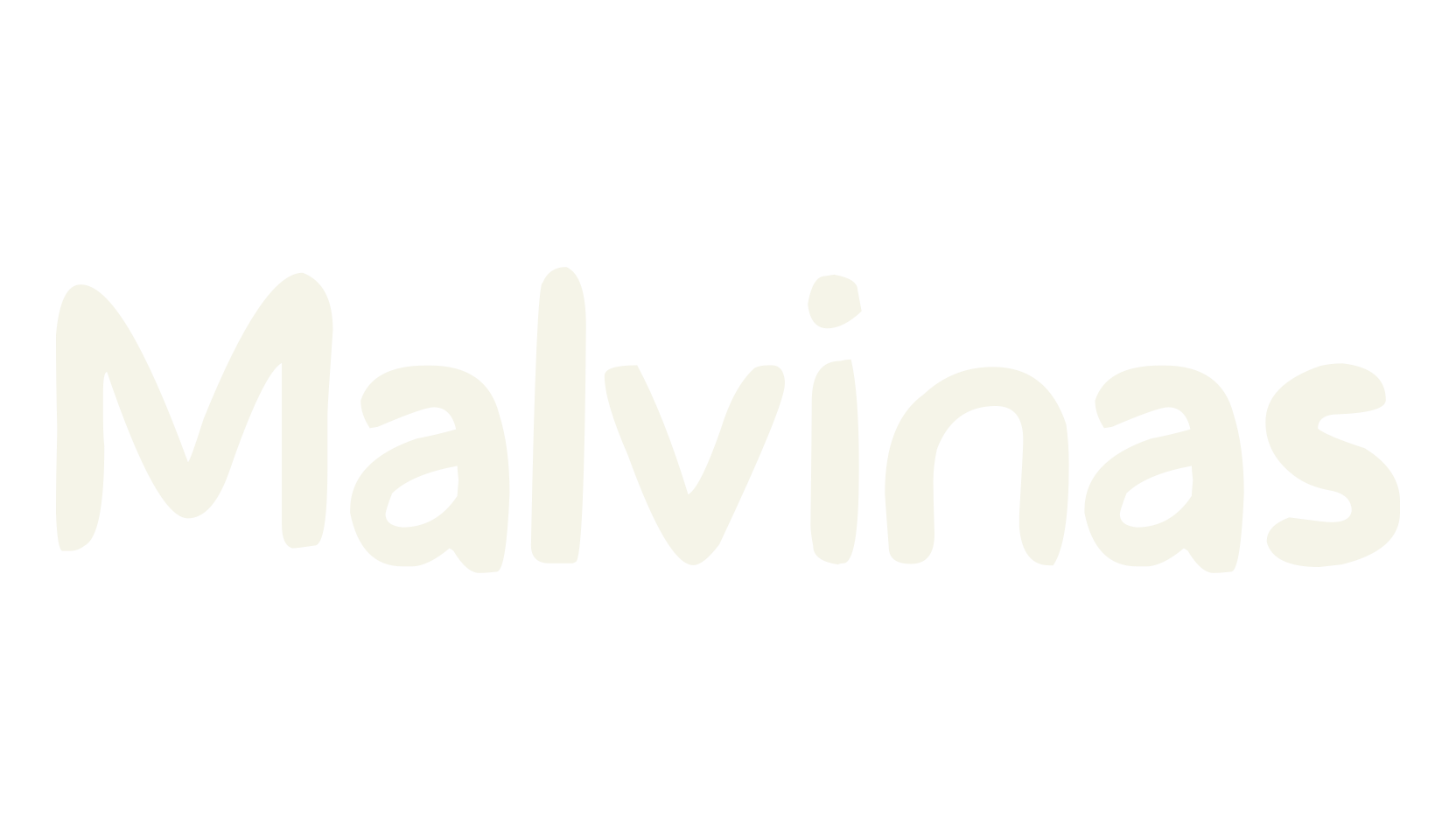 Malvinas, cute font preview