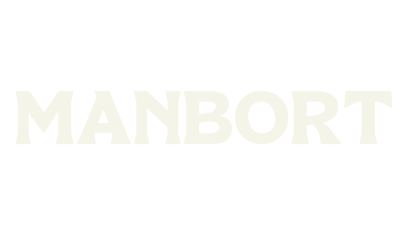 MANBORT, serif font preview