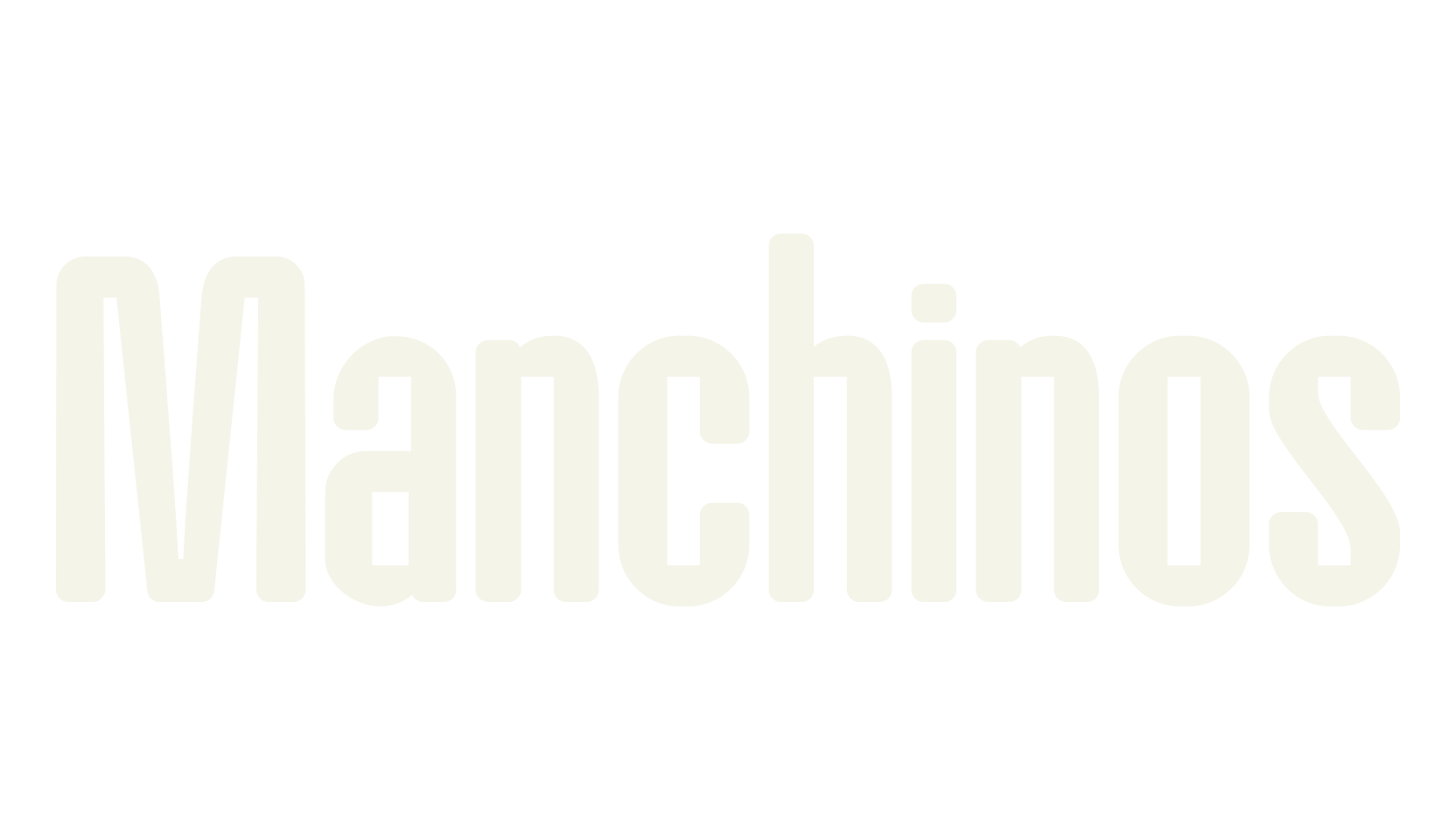 Manchinos, sans serif font preview