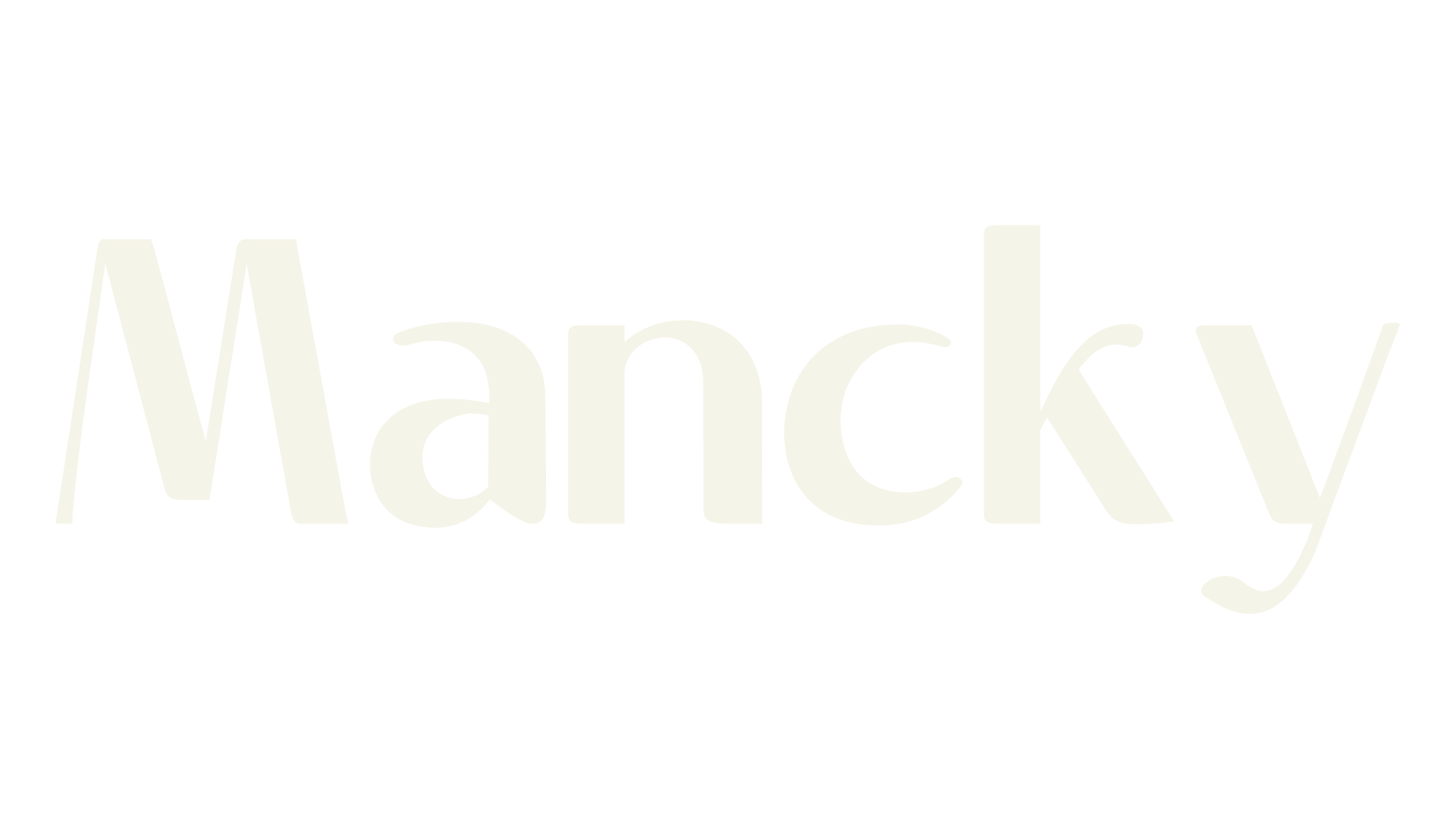Mancky, logo font preview