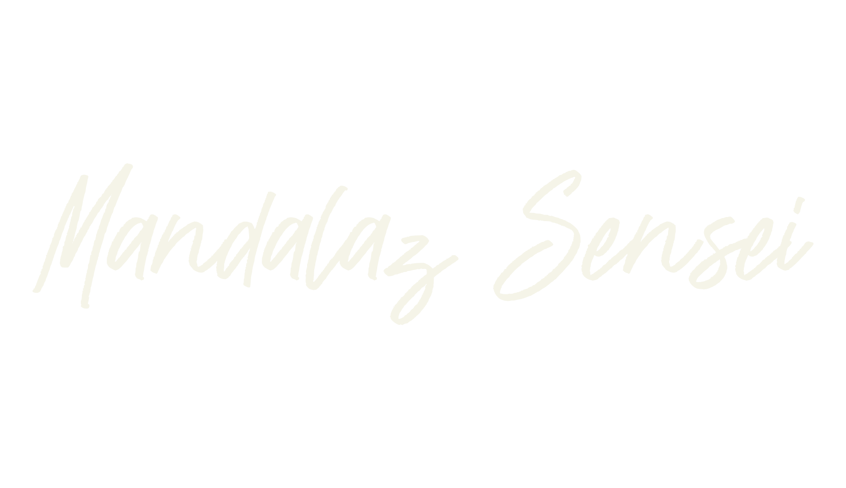 Mandalaz Sensei, handwriting font preview