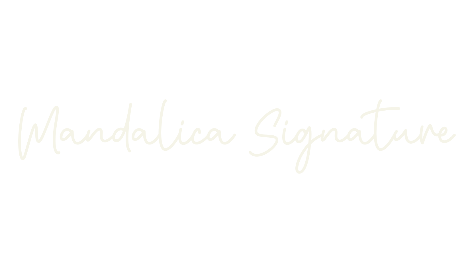 Mandalica Signature, handwriting font preview