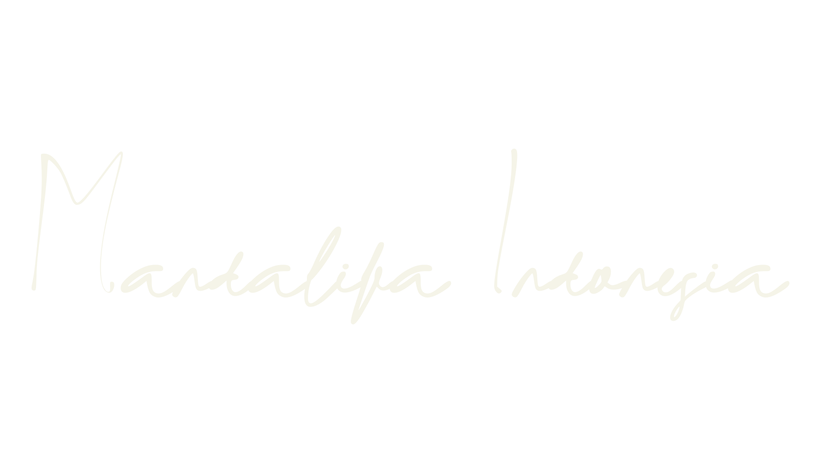 Mandalika Indonesia, procreate font preview
