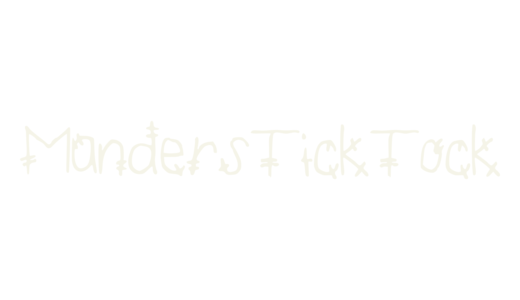 MandersTickTock, cute font preview