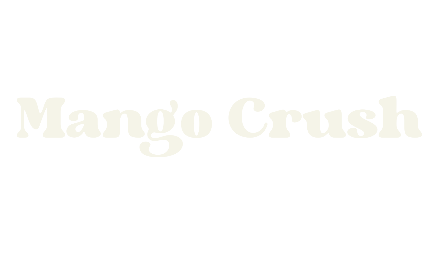 Mango Crush, retro font preview