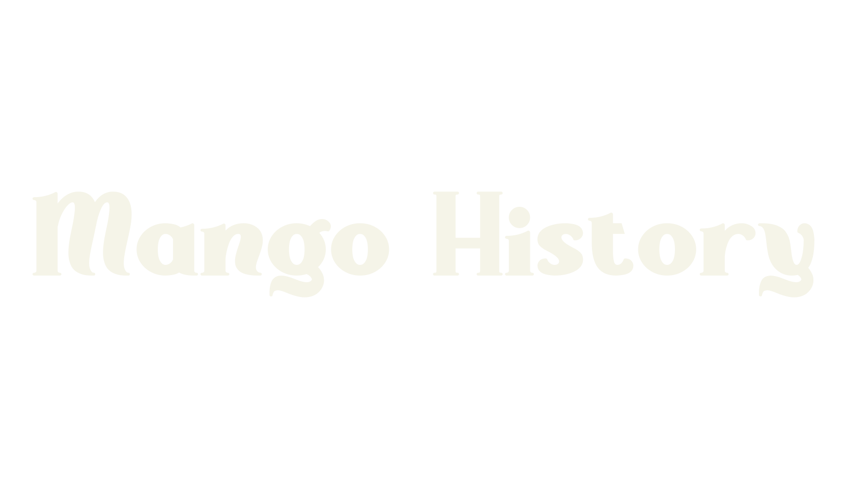 Mango History, cute font preview