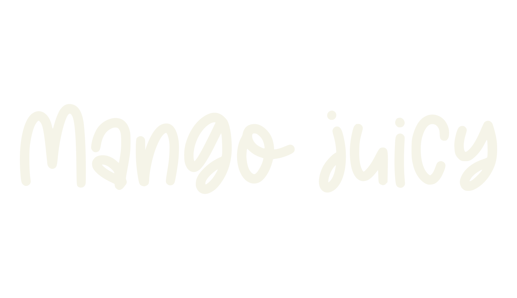 Mango juicy, cute font preview