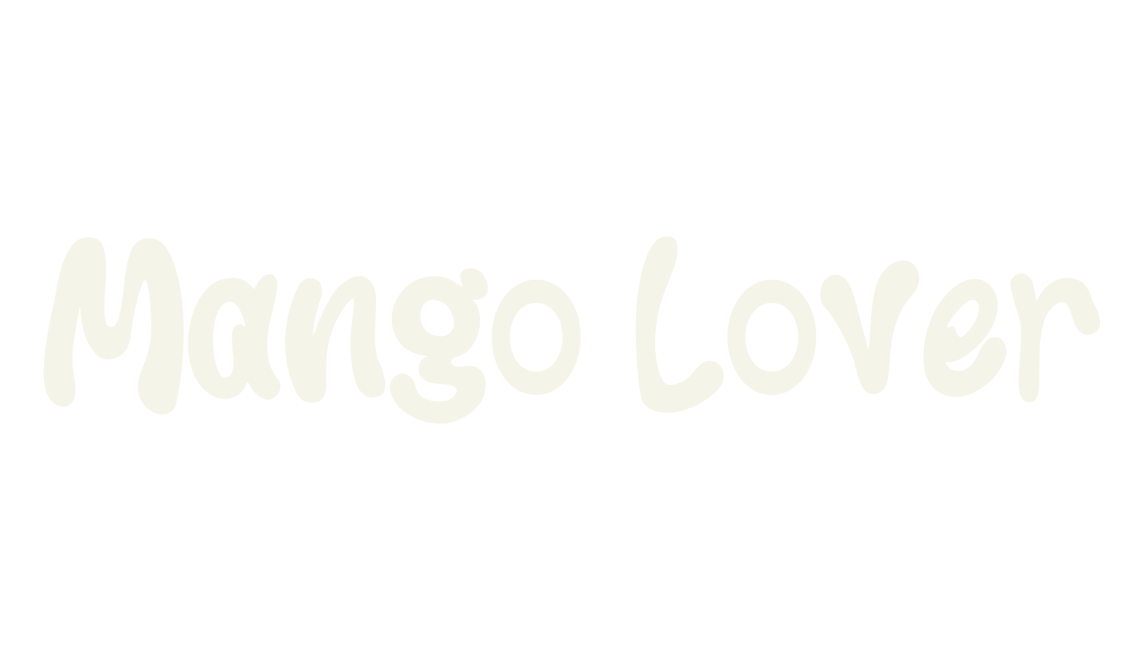 Mango Lover, childish font preview
