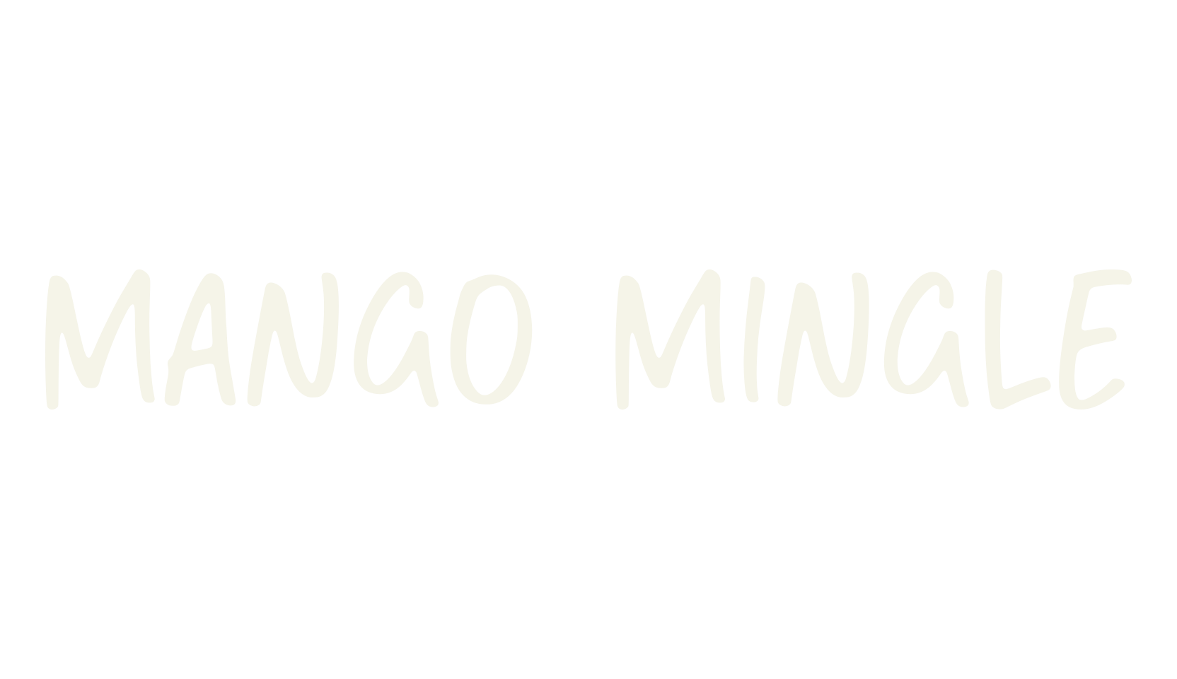 Mango Mingle, fashion script font preview