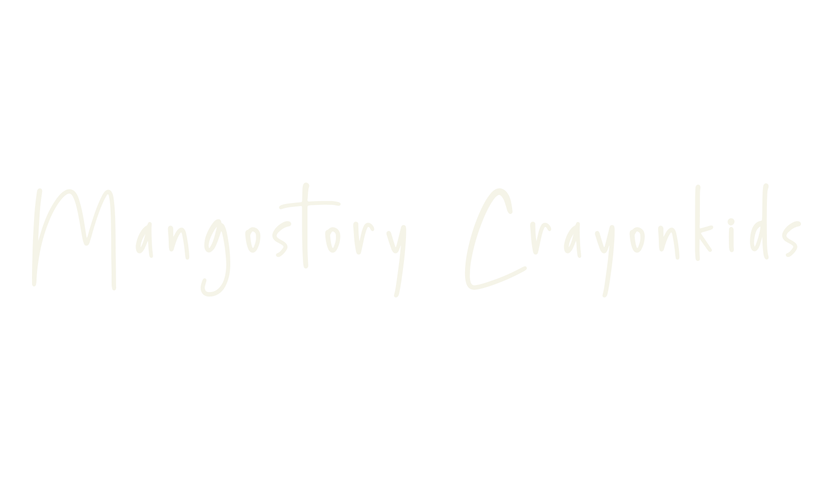 Mangostory Crayonkids, cute font preview