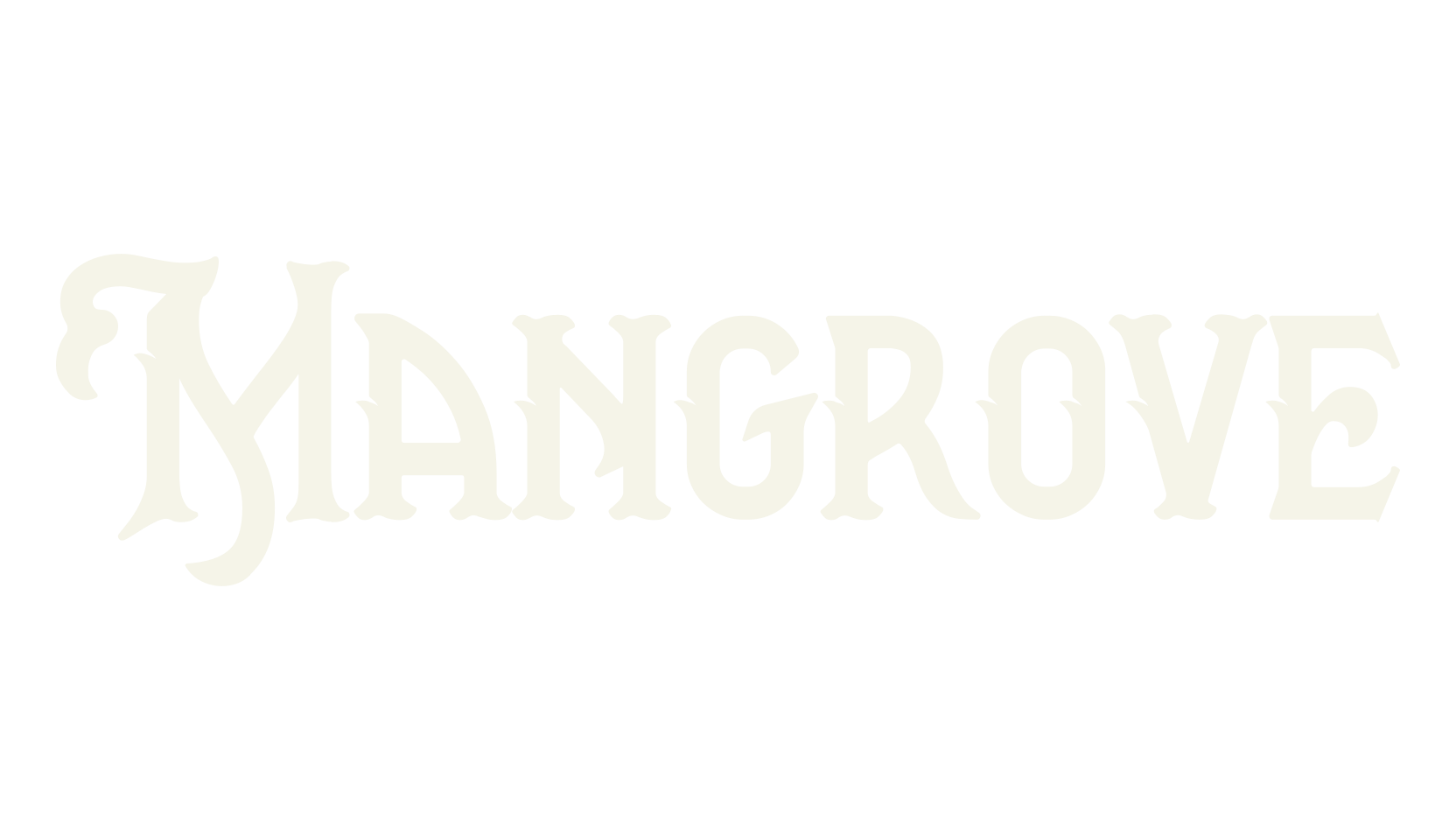 Mangrove, fashion script font preview