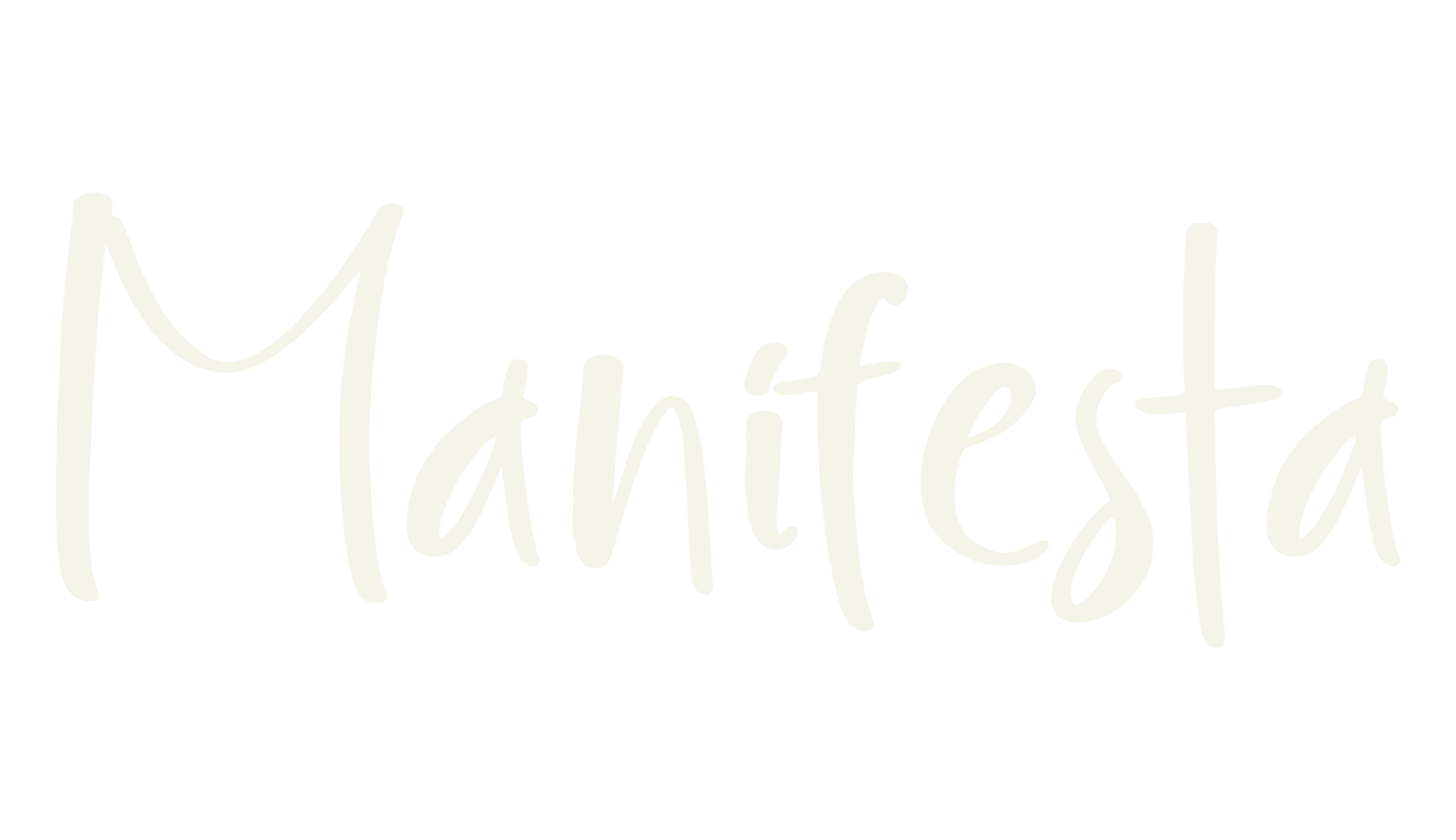 Manifesta, script font preview