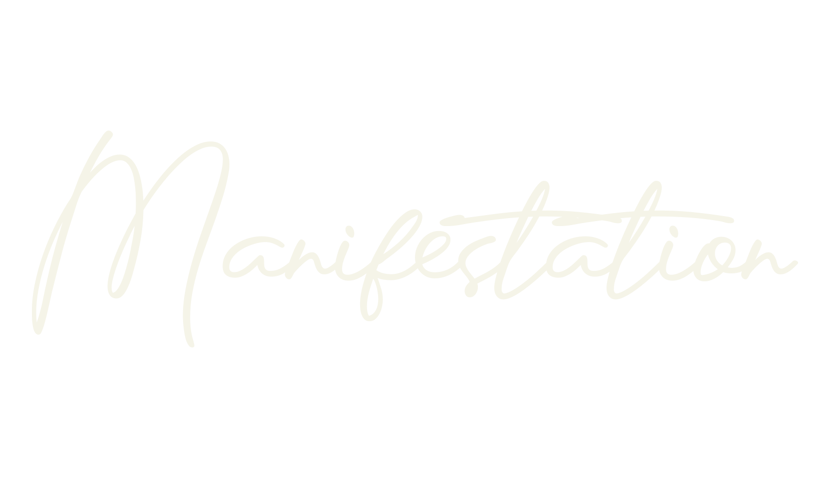 Manifestation, script font preview
