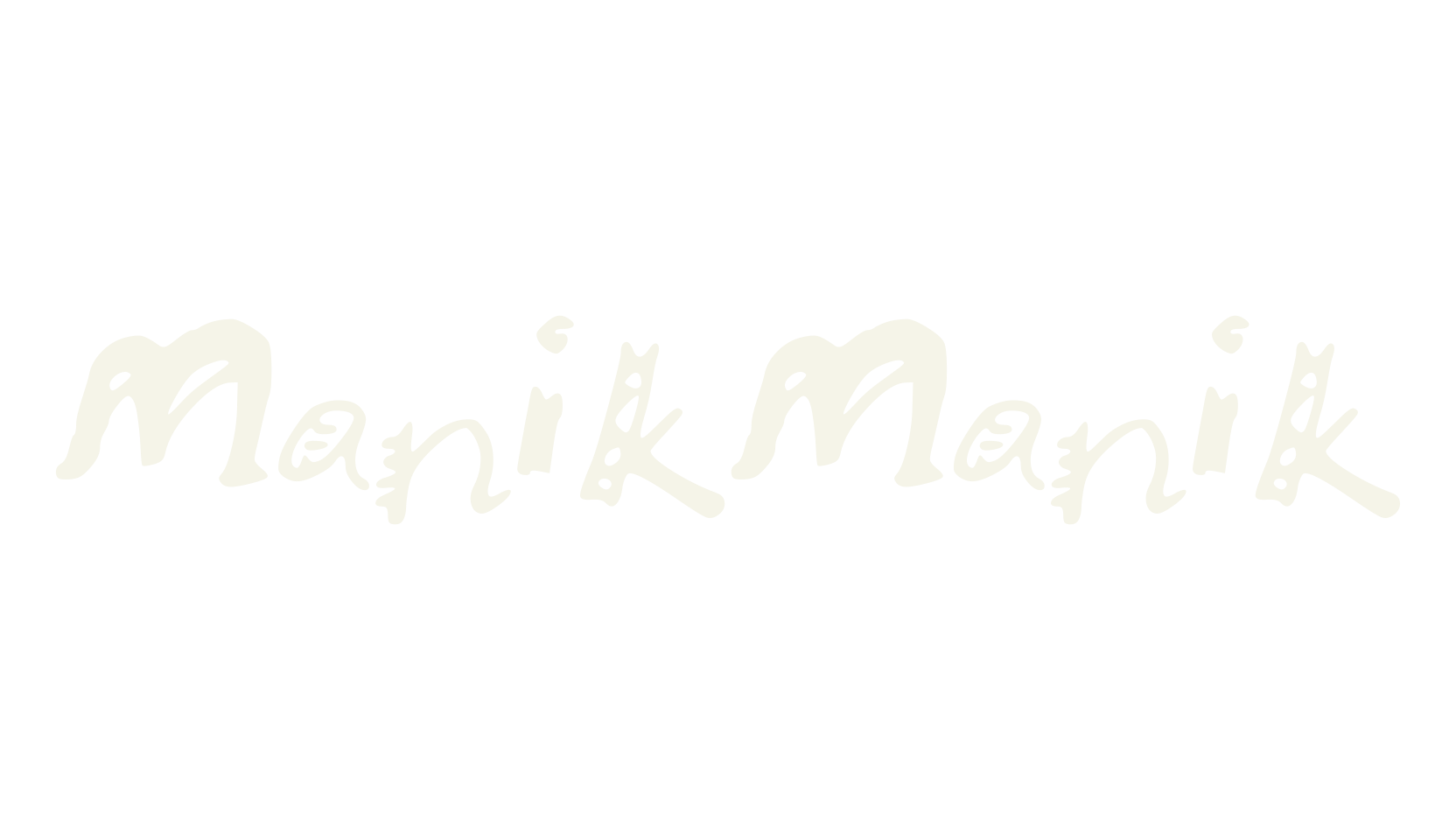 ManikManik, dotted font preview