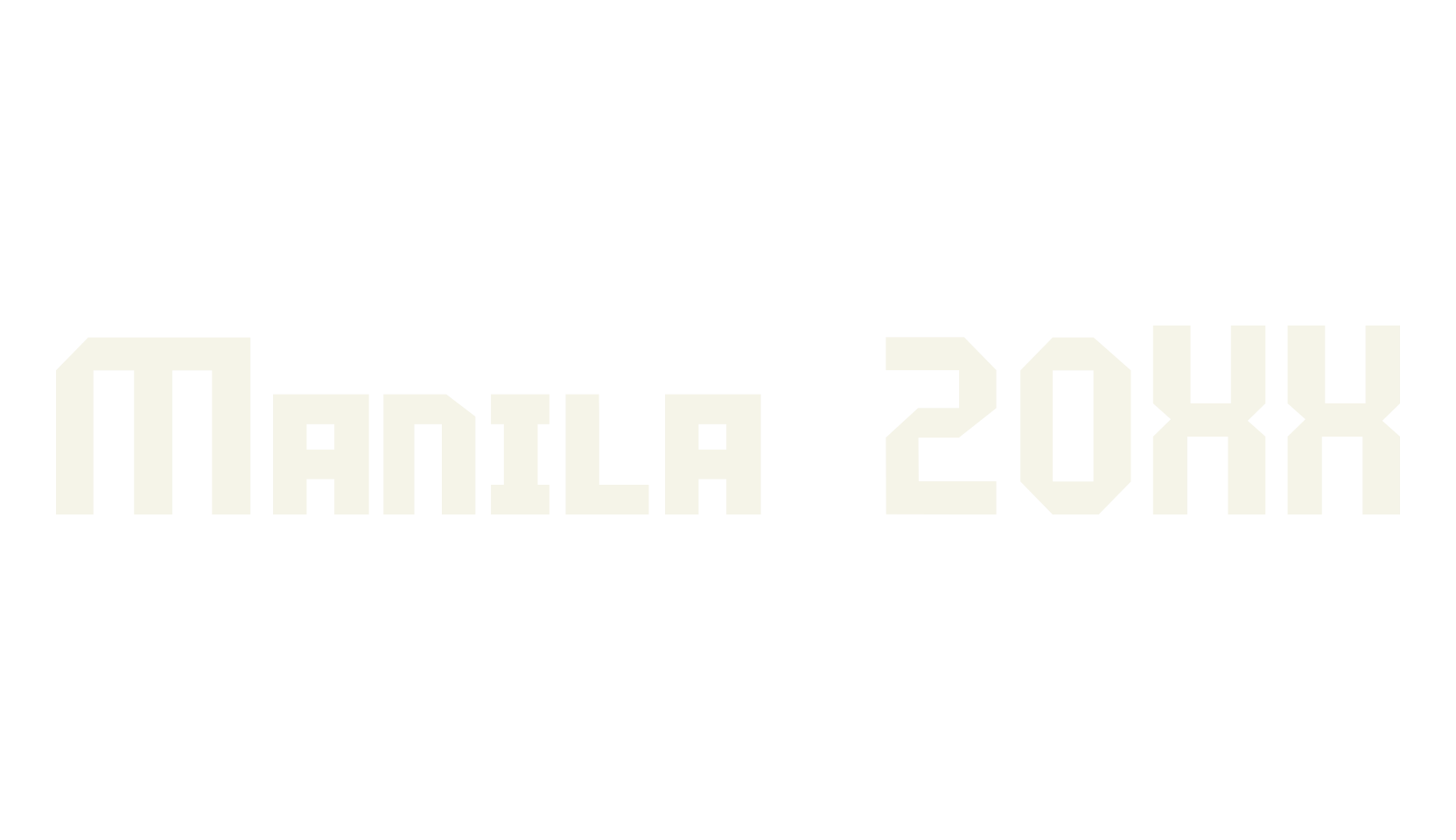 Manila 20XX, display market font preview