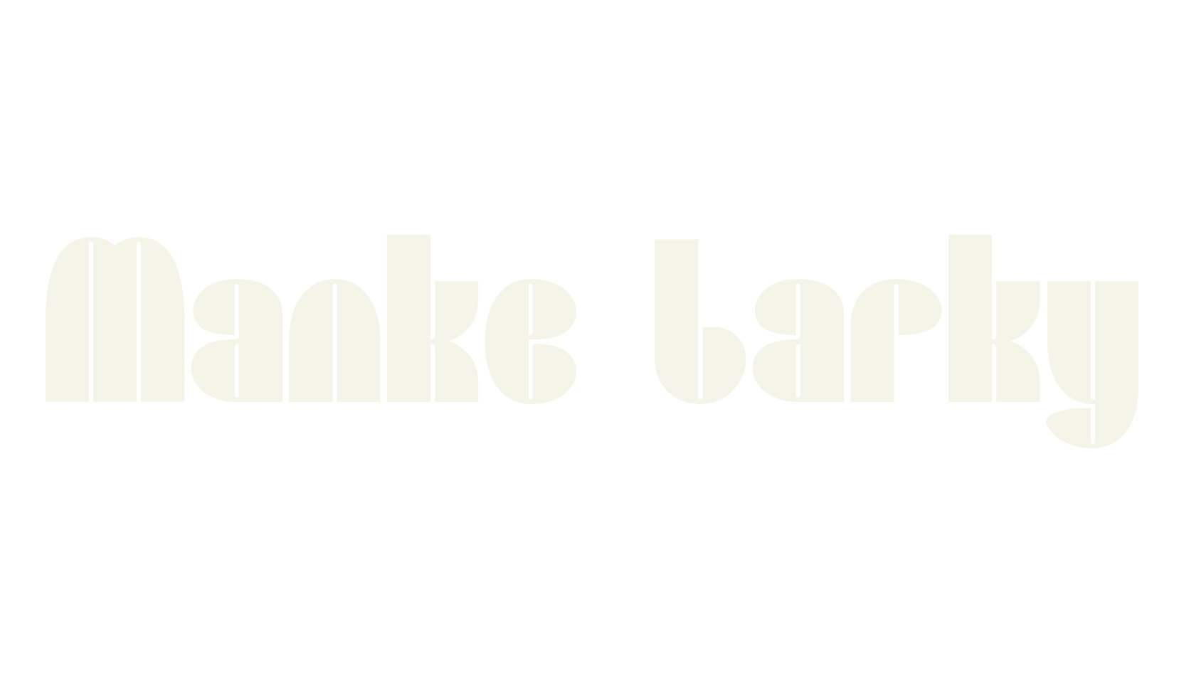 Manke Larky, retro font preview