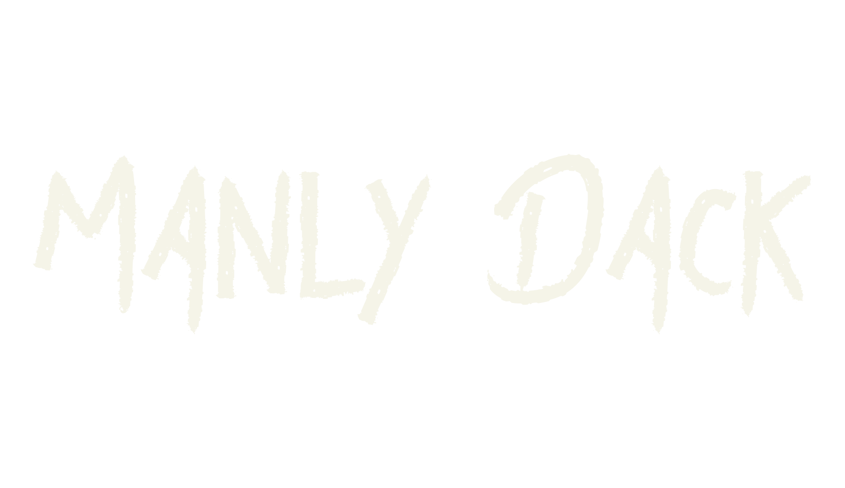 Manly Dack, bold font preview
