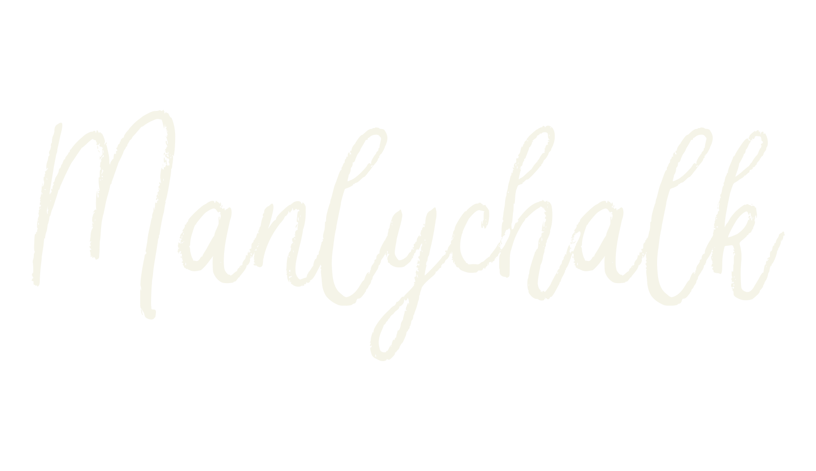 Manlychalk, chalkboard font preview