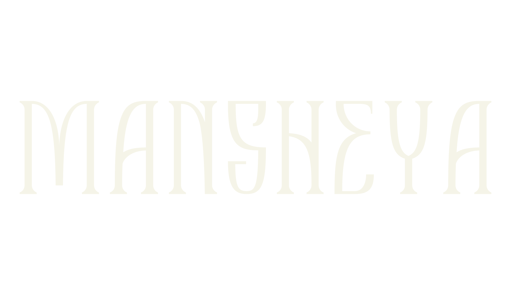 MANSHEYA, serif font preview