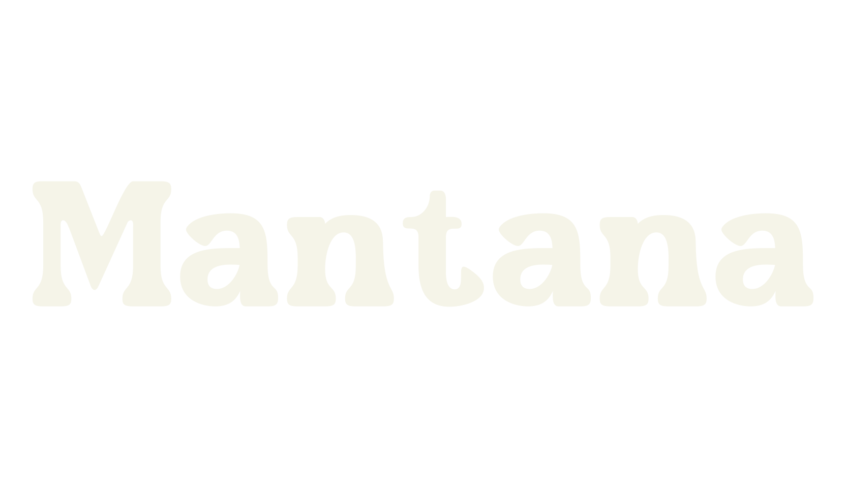 Mantana, 70s font preview