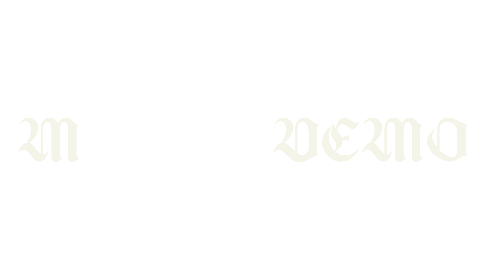 Mantela DEMO, tattoo font preview