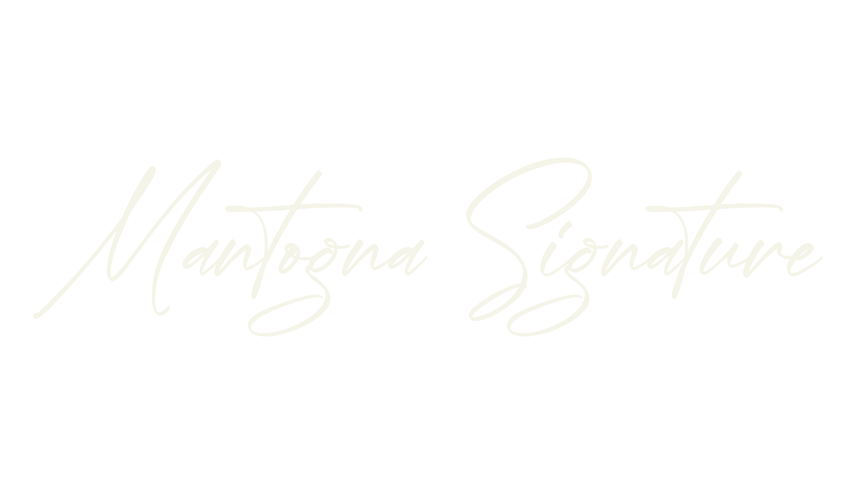 Mantogna Signature, script font preview