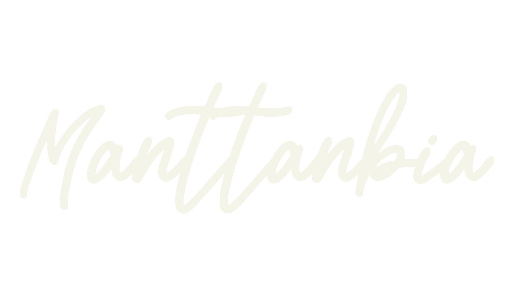 Manttanbia, cursive font preview
